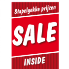 Poster stapelkorting sale rood STA-14