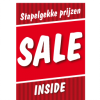 Poster stapelkorting sale rood STA-14