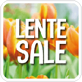 Etalagesticker lente sale