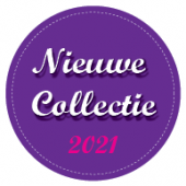 Etalagesticker nieuwe collectie rond