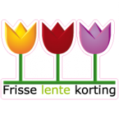 Etalage frisse lente kortingsticker