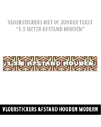 corona vloersticker modern 2