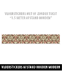 corona vloersticker modern 2