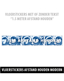 Corona vloerstickers modern