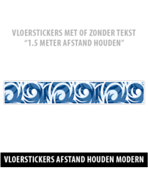 Corona vloerstickers modern