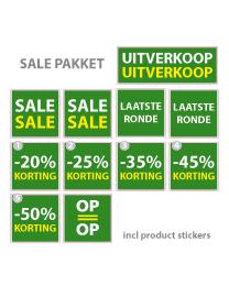 Pakket stickers PAK-01 Groen