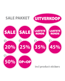 Pakket stickers PAK-03 Roze