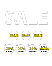 Paneel pakket wit-geel sale PA-09