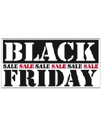 Etalagesticker Black Friday