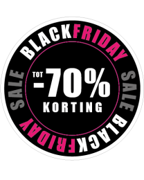 Black Friday raam sticker