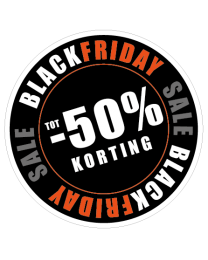 Black Friday raam stickers sale