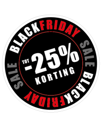 Black Friday raam sticker BF-067
