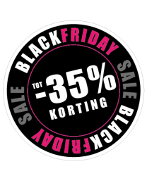 Black Friday raam sticker
