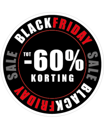 Black Friday raam sticker BF-067