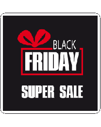 Black Friday Super Sale Raamsticker BF-005