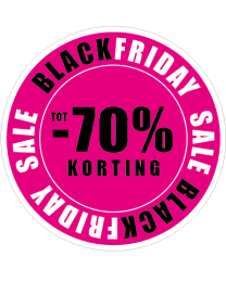 Black-Friday raam stickers BF-077