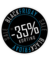 Black Friday raam stickers BF-070