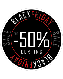 Black Friday raam stickers BF-071