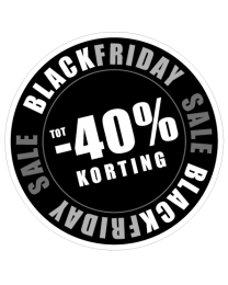 Black Friday raam stickers BF-068