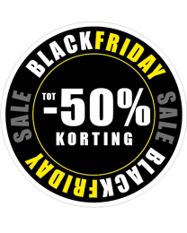 Black Friday raam stickers BF-069