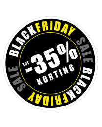 Black Friday raam stickers BF-069
