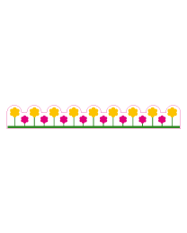 Etalagesticker bloemen