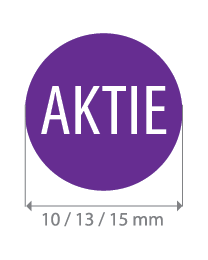 Brilsticker aktie rond BR-0005