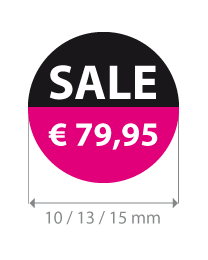 Brilsticker sale bedrag rond BR-0023