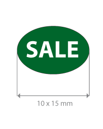 Brilsticker sale ovaal BR-0010