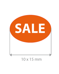 Brilsticker sale ovaal BR-0010