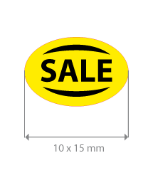 Brilsticker sale ovaal BR-0012