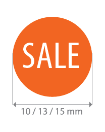 Brilsticker sale rond BR-0006