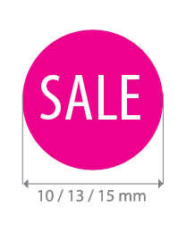 Brilsticker sale rond BR-0006