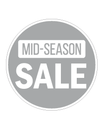 Etalagesticker mid-season sale