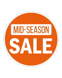 Etalagesticker mid-season sale