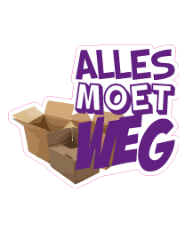 Raamsticker doos alles moet weg VA-0031-paars-swatch