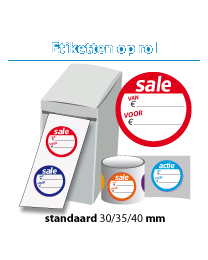 Etiketten op rol SR-007