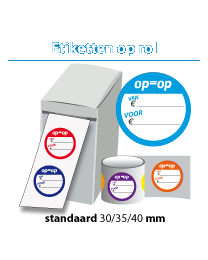 Etiketten op rol SR-008