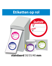 Etiketten op rol SR-012