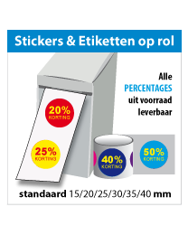 Kortingsstickers op rol SR-014