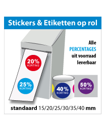 Kortingsstickers op rol SR-015