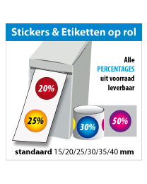 Kortingsstickers op rol SR-016