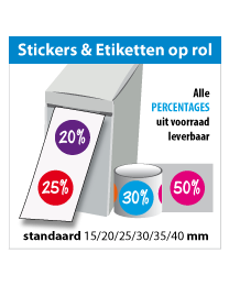 Kortingsstickers op rol SR-017