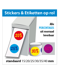 Kortingsstickers op rol SR-018
