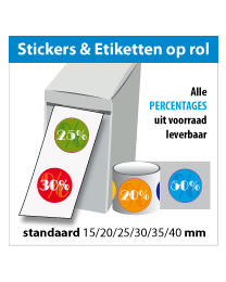 Kortingsstickers op rol SR-019