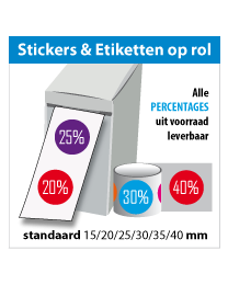 Kortingsstickers op rol SR-013