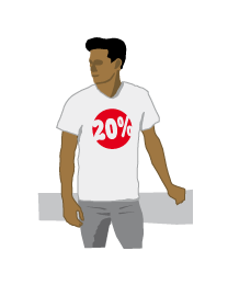 Etalageshirt korting ES-005
