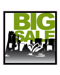 Etalagesticker big sale sydney vierkant