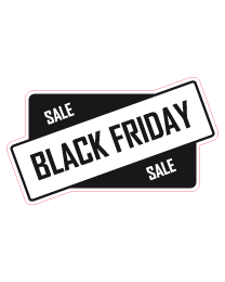 Etalagesticker black friday sale