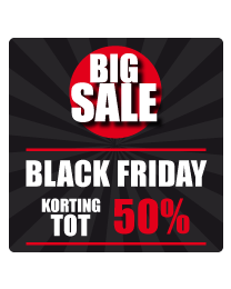 Black Friday Raamsticker BF-014